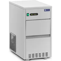 Royal Catering Eiswürfelmaschine Eiswürfelbereiter Icecubemaker 20kg/24h Edelstahl Eisherstellung, Weiss