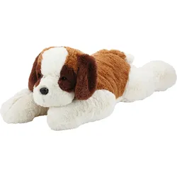 Plüschtier George in Weiß/Braun ca. 75cm