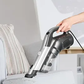 Balter Home Balter Staubsauger mit 600W Saugleistung - Vento H3 - Handstaubsauger - Modulares Saugrohr - Beutellos - Super komfortabel und leicht - 7m Kabel - Grau