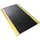 etm Arbeitsplatzmatte PVC 120 x 150 cm Schwarz/Gelb