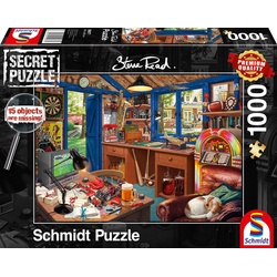 Schmidt Spiele Puzzle »Secret Puzzle, Vaters Werkstatt«, 1000 Puzzleteile, Made in Europe