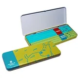 Pencil Green Metal Box with 8 pencils The Adventures of Tintin (54778)