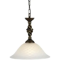 Pembroke Pendelleuchte mit 1 Licht - Schwarz/Gold