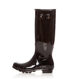 Hunter Original Tall Gloss W23616, Damen Gummistiefel, Schwarz (black), EU 40/41 (UK 7) - 40/41 EU