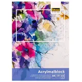 IDENA Acrylmalblock A4 15 Blatt