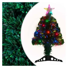 vidaXL Weihnachtsbaum mit Beleuchtung 64 cm grün