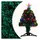 vidaXL Weihnachtsbaum mit Beleuchtung 64 cm grün