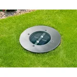 smartwares Bodeneinbauleuchte 1 LED rund Edelstahl (gebürstet)