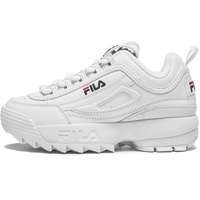 Fila Unisex-Kinde Disruptor kids Sneaker, White, 29