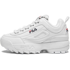 Fila Unisex-Kinde Disruptor kids Sneaker, White, 29