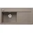 links Einbau von Oben Silgranit tartufo Drehknopfventil 1000 x 510 mm