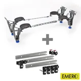 Kaldewei Badewannen Sonderfuß 5037 inkl. MEPA-Wannenleisten 3er Set, 583170000000+190031,