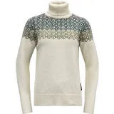 Devold Pullover Syvde Wool High Neck Weiß L
