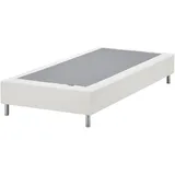 IKEA LYNGÖR Boxspring mit Beinen weiß 90x200 cm