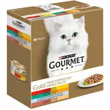 GOURMET Gold Feine Komposition Katzenfutter nass 12er Pack (12 x 8 x 85g)