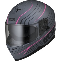 IXS 1100 2.1 Helm, grau-pink, Größe XL für Männer