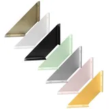 Natural Goods Berlin Wandregalhalter LICHTENBERG, 2-tlg., Regalhalter, Wandmontage, Regalträger, schmal, 200mm Tiefe, Antik Gold goldfarben 200 cm