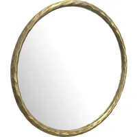 FineBuy Wandspiegel FineBuy Flurspiegel Rund Metall 60 cm Spiegel