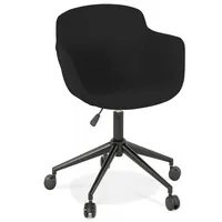 KADIMA DESIGN Bürostuhl mit Armlehnen aus Metall und Stoff