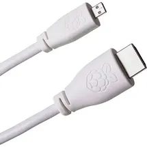 Raspberry HDMI-Kabel T7690AX 1x HDMI-Stecker - 1x HDMI-Stecker D Micro 200 m Weiß