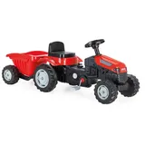pilsan Trettraktor mit Anhänger, Traktor zum draufsitzen, Kinder Traktor ab 3 Jahre