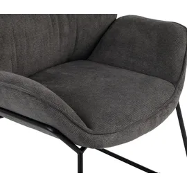 bene living Sessel Aliano 72 x 76 x 0 cm Grau