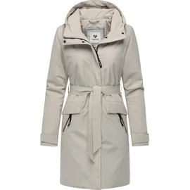 Ragwear Kurzmantel "Horatia Warm YOUMODO", Damen, Gr. L (40), grau, Obermaterial: 100% Polyester. Innenfutter: 100% Polyester. Wattierung: 100% Polyester, tailliert ca.