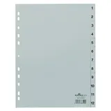 Durable Zahlenregister A4 Grau 25 St.