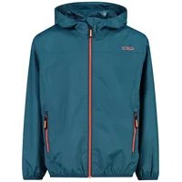 CMP - Kinder Regenjacke mit fester Kapuze, Bluesteel, 164