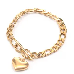 Firetti Armband »Herz« Firetti gelbgoldfarben