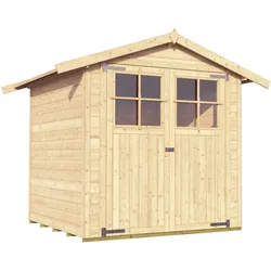 Weka 19 mm Gartenhaus 316-198 x 194 cm - 50 % Rabatt auf Dacheindeckung
