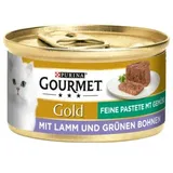 GOURMET Gold Feine Pastete Lamm und grüne Bohnen 12x85 g