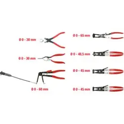 KS Tools KFZ Schlauchschellenzangen-Satz, 7-tlg.