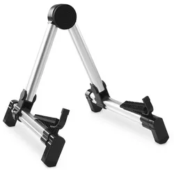 Rocktile GSF-2020S Universal Gitarrenständer faltbar silber