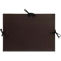 Clairefontaine 4x Zeichenmappe Kraft, Bandverschluss und 3 Klappen, 47x62