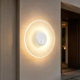 doporro Wegeleuchte LED 6W ⌀30cm wetterfest IP65 sandweiß