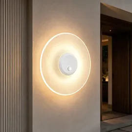 doporro Wegeleuchte LED 6W ⌀30cm wetterfest IP65 sandweiß