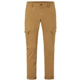 REDPOINT Kingston Tapered Fit Cargohose Beige W40/L34