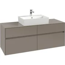 Villeroy & Boch Waschtischunterschrank 140 x 54,8 x 50 cm Cashmere Grey