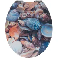Wenko WC-Sitz Muschel Mehrfarbig