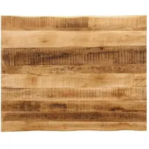 vidaXL Tischplatte mit Baumkante 100 x 80 x 2,5 cm