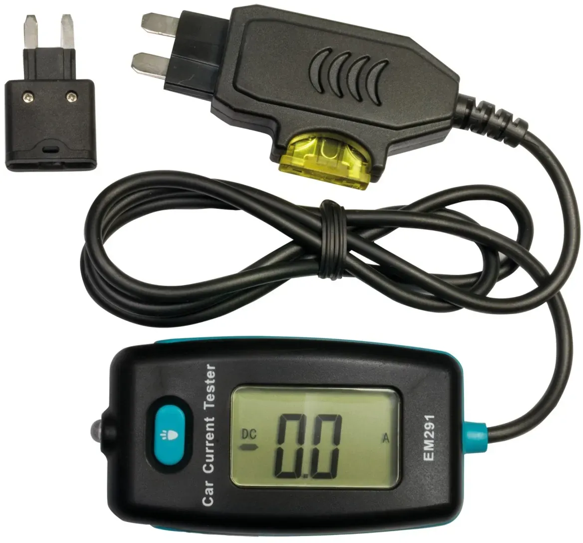 SW-STAHL Sicherungs-Amperemeter 0,1-19,9 A - schnelles Gleichstrom-Messen für LKW, PKW und Motorrad