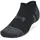 Under Armour Performance Tech Füßlinge 3er Pack Schwarz/Grau XL 47-50