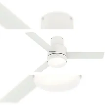 Hunter Gilmour 132 cm Deckenventilator Weiß