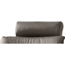 Kopfstütze PLACES OF STYLE "Luna", grau (taupe), B:55cm H:20cm, Leder, Polsterauflagen, hochwertige Verarbeitung