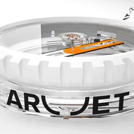 Silva Arc Jet 360 Left Kompass - Clear / Grey - One Size