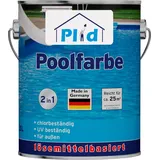 Plid Premium Poolfarbe Schwimmbeckenfarbe Unterwasserfarbe Poolblau Blau