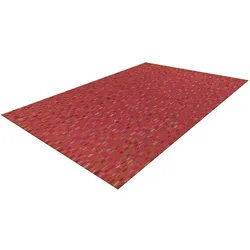 Teppich ARTE ESPINA "Wild 8022", rot, B:170cm H:14mm L:240cm, Rindsleder, Teppiche, Luxuriöser Teppich in Spitzenqualität, Naturmaterialien