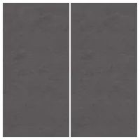 winwall Duschrückwand Duschrückwände ALU-Verbundplatte Dekor: Struktur Anthrazit, (2-tlg), Wandverkleidung aus Alu schwarz 100 cm x 205 cm