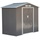 Outsunny Metallgerätehaus 2,03 x 1,17 m grau